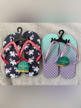 Juncture Kids Flip Flops - girls size 13/1